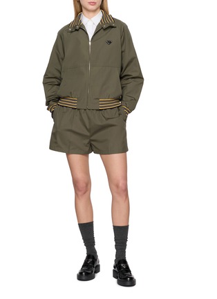 模特儿示范图 - 点击放大 - PRADA - Elasticated Waist Shorts