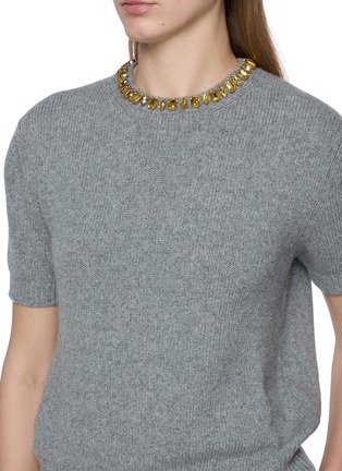  - PRADA - 仿钻饰针织套头衫