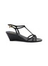 首图 - 点击放大 - PRADA - 55 Patent Leather Wedge Sandals