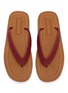 细节 - 点击放大 - MIU MIU - Logo Embossed Flip Flops