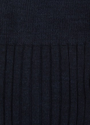 细节 - 点击放大 - PANTHERELLA - Laburnum 5x3 Rib Wool Blend Short Anklet Socks