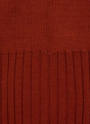 细节 - 点击放大 - PANTHERELLA - Laburnum 5x3 Rib Wool Blend Short Anklet Socks