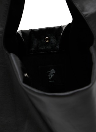  - DISCORD YOHJI YAMAMOTO - Leather Snap-Button Tote Bag