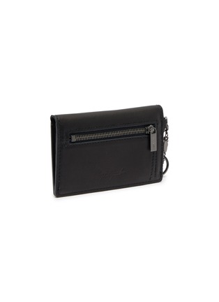 模特儿示范图 - 点击放大 - DISCORD YOHJI YAMAMOTO - Triangle Flap Leather Wallet