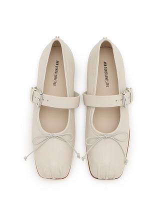 细节 - 点击放大 - ANN DEMEULEMEESTER - ZOEY 皮革玛丽珍平底鞋