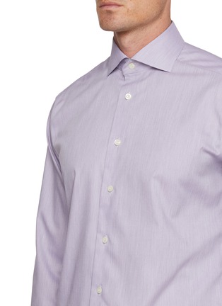  - ETON - Spread Collar Cotton Twill Shirt