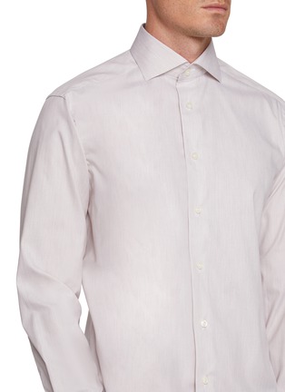  - ETON - Spread Collar Cotton Twill Shirt