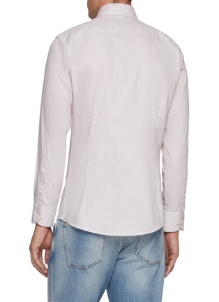 背面 - 点击放大 - ETON - Spread Collar Cotton Twill Shirt