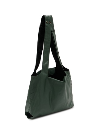 细节 - 点击放大 - DISCORD YOHJI YAMAMOTO - Rev Dot Leather Tote Bag