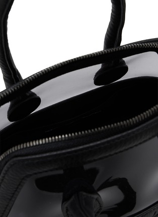 细节 - 点击放大 - DISCORD YOHJI YAMAMOTO - Small Translucent Leather Shoulder Bag