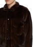  - KRUF - Classic Denim Style Mink Fur Jacket