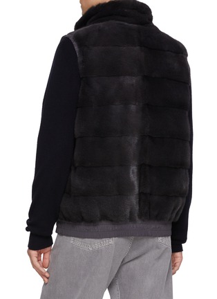 背面 - 点击放大 - KRUF - Milk Fur Puffer Vest