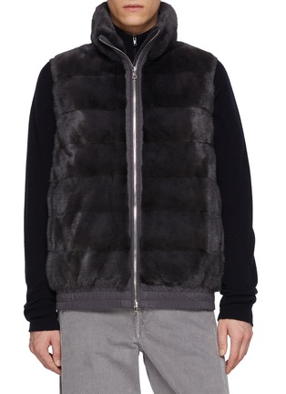 首图 - 点击放大 - KRUF - Milk Fur Puffer Vest