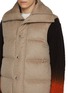  - KRUF - Fox Fur Hooded Cashmere Puffer Vest