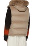背面 - 点击放大 - KRUF - Fox Fur Hooded Cashmere Puffer Vest