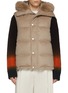 首图 - 点击放大 - KRUF - Fox Fur Hooded Cashmere Puffer Vest
