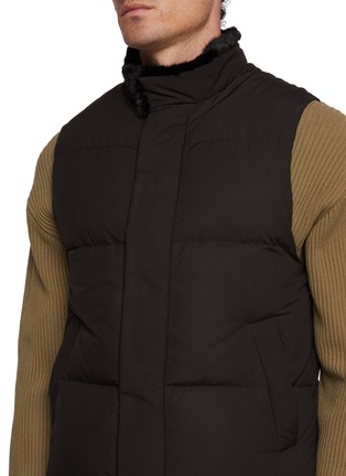  - KRUF - Mink Fur Inner Collar Down Vest