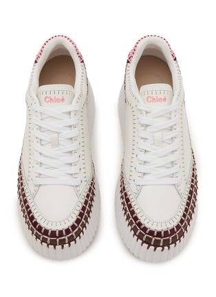 细节 - 点击放大 - CHLOÉ - Nama Leather Women's Platform Sneakers