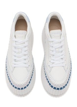 细节 - 点击放大 - CHLOÉ - Nama Leather Platform Sneakers