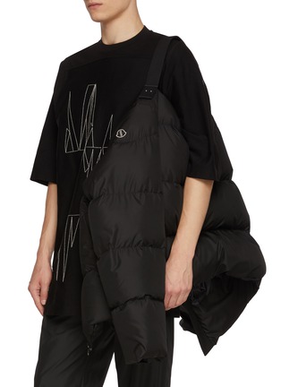 细节 - 点击放大 - RICK OWENS - Back Neck Zip Quilted Down Jacket