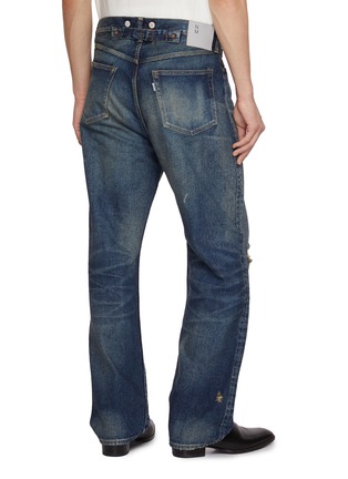 背面 - 点击放大 - NEW MANUAL - #002 1942 LV Moustache Effect Dark Wash Jeans