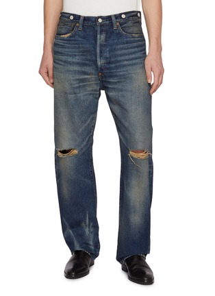 首图 - 点击放大 首图 - 点击放大 - NEW MANUAL - #002 1942 LV Moustache Effect Dark Wash Jeans