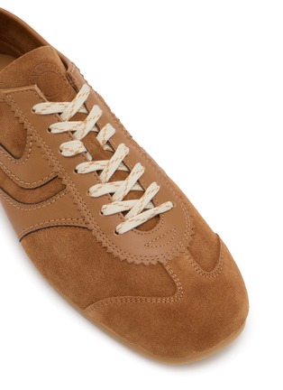 细节 - 点击放大 - DRIES VAN NOTEN - Dustin Leather Suede Women's Sneakers