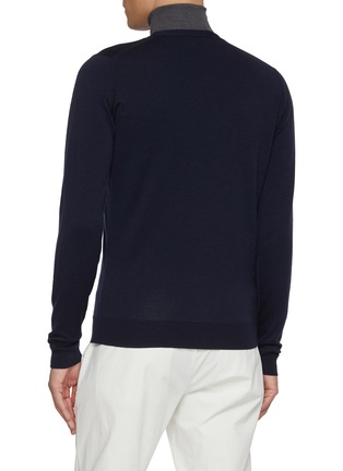 背面 - 点击放大 - JOHN SMEDLEY - V-Neck Button Up Cardigan