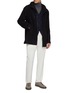 模特儿示范图 - 点击放大 - JOHN SMEDLEY - V-Neck Button Up Cardigan