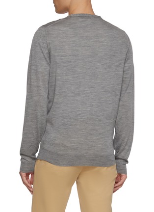 背面 - 点击放大 - JOHN SMEDLEY - V-Neck Button Up Merino Wool Cardigan