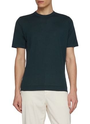 首图 - 点击放大 - JOHN SMEDLEY - Sea Island Cotton T-Shirt