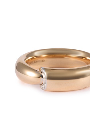 细节 - 点击放大 - VHERNIER - Calla The One 18K Rose Gold Diamond Ring — EU 52