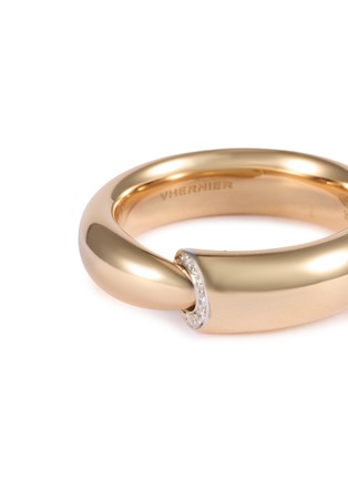 细节 - 点击放大 - VHERNIER - Calla The One 18K Rose Gold Diamond Ring — EU 54
