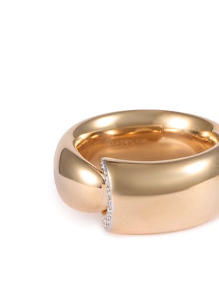 细节 - 点击放大 - VHERNIER - Calla The One 18K Rose Gold Diamond Ring — EU 52