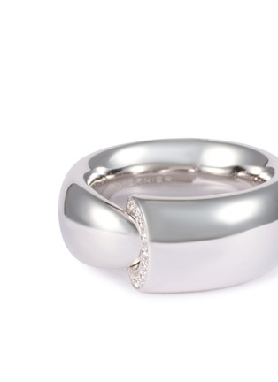 细节 - 点击放大 - VHERNIER - Calla The One 18K White Gold Diamond Ring — EU 54