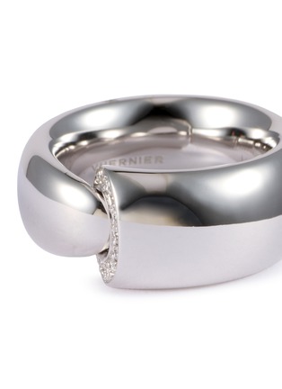 细节 - 点击放大 - VHERNIER - Calla The One 18K White Gold Diamond Ring — EU 52
