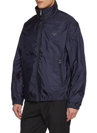 细节 - 点击放大 - PRADA - 立领拉链夹克