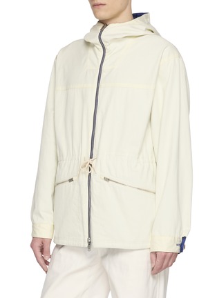 细节 - 点击放大 - PRADA - Reversible Symbole Hooded Re-Nylon Cotton Windbreaker
