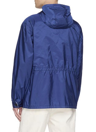 背面 - 点击放大 - PRADA - Reversible Symbole Hooded Re-Nylon Cotton Windbreaker