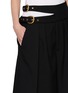  - CHLOÉ - Double Buckle Cutout Wool Skorts