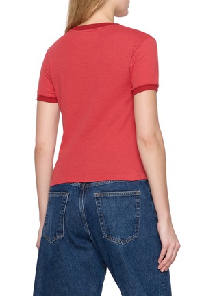 背面 - 点击放大 - CHLOÉ - Horse Capsule Cotton Ringer T-shirt