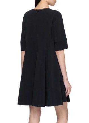 背面 - 点击放大 - CHLOÉ - Scalloped Trim Skater Dress