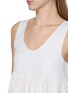  - CHLOÉ - Sleeveless Jacquard Peplum Top
