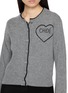  - CHLOÉ - Heart Motif Logo Wool Cashmere Knit Cardigan