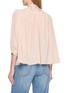背面 - 点击放大 - CHLOÉ - Lace Panel Balloon Sleeve Blouse