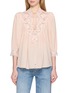 首图 - 点击放大 - CHLOÉ - Lace Panel Balloon Sleeve Blouse
