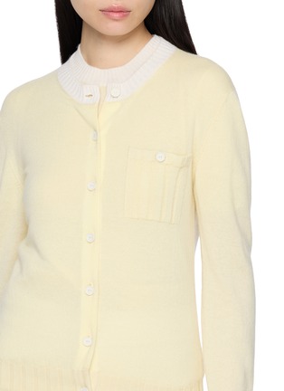  - BARRIE - 拼色针织开衫