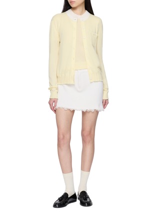 模特儿示范图 - 点击放大 - BARRIE - 拼色针织开衫