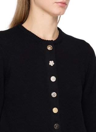  - BARRIE - 错配纽扣针织开衫