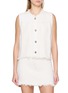 首图 - 点击放大 - BARRIE - Fringed Button Up Vest